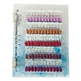 thumbnail image 2 of JJKBVCLO Ma Gnetic Nail Swatches Book 120/180/240 Nail Color Display Book Magnet Blank Nail Organizer Storage With Transparent Nails Art Salon Design Display Booklet For Manicurist, 2 of 3