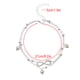 thumbnail image 5 of Jumpingount Niñas tobillera pie cadena pies cadenas para vestido decoración perla/8 formas plata Perla/forma 8 Plata 10piezas Jumpingount CBP200246, 5 of 6