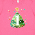 thumbnail image 4 of Inktastic 1st Birthday Green Christmas Tree with Yellow Star Boys or Girls Baby T-Shirt, 4 of 5
