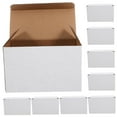 thumbnail image 5 of LEORX 10Pack Carton Box for Transportation and Storage 6.3X3.9X3.1in White Corrugated, 5 of 8