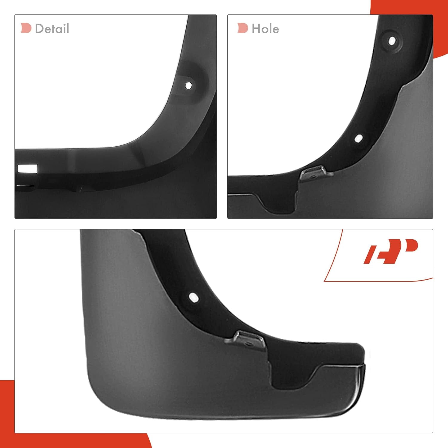 A-Premium Splash Guards Mud Flaps Mudflaps Compatible with Toyota RAV4 Base Sport L 2000-2005 Front & Rear 4-Pcs Kit