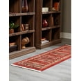 thumbnail image 3 of Rugs.com Kashkuli Gabbeh Collection Rug – 2' 7 x 10' Runner Rust Red Medium Rug Perfect For Hallways, Entryways, 3 of 8