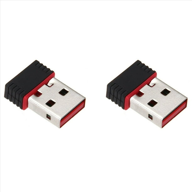 2X Mini Usb Drive Adaptador de Lan Inalambrico 802.11 / B Tarjeta de Red Inalambrica 150Mbps