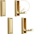 thumbnail image 2 of Folding Coat Hooks, 4Pcs Foldable Heavy Duty Wall Hooks Zinc Alloy No Rust Fold Up Hooks for Coat, Towel, Key, Hat, Bag, Jacket, Backpack. (Gold), 2 of 9