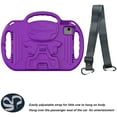 thumbnail image 6 of BMOUO Kids Case for 2022 iPad Air 5th Generation / 2020 iPad 4th Generation, iPad Pro 11 2021/2020/2018, Protective Shockproof Case with Handle Stand Shoulder Strap for iPad Air 4/5 , Pro 11, Purple, 6 of 7