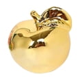 thumbnail image 5 of Fancyes Ceramic Figurine Fruit Sculpture for Desktop Decoration in Offices And Cafes , Golden, S S, 5 of 8