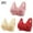 Pink, variant on 3Pcs Bras for Women 2026 Front Closure Bras Comfy Everyday Sleep Bras Lace Adjustable Shoulder Strap Bra No Wire