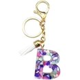 thumbnail image 1 of Letter Keychain,26 Letters A-Z Decorative Letter Keychain,Name Keychain for Women Girls Men Teenager Gift, 1 of 2