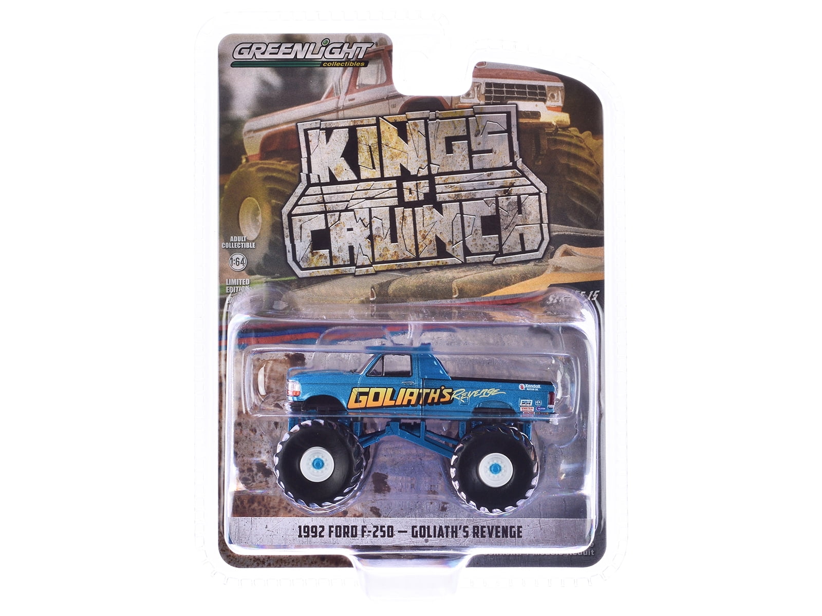1992 Ford F-250 Monster Truck Blue Metallic 