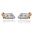 thumbnail image 1 of Headlight Assembly - Cooling Direct Fit/For 11-13 Honda Odyssey - Halogen - Pair, Left Driver + Right Passenger Set - CAPA - 33100TK8A01, 33150TK8A01, 1 of 2