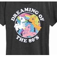 thumbnail image 3 of My Little Pony - Dreaming Of The 80s - Women's Short Sleeve Graphic T-Shirt, 3 of 5