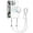 White, variant on For Apple iPhone 16 Pro (6.3") Clear Magnetic Frame PC Back Shockproof Protective Case with Detachable Lanyard Strap, Compatible with MagSafe Cover, XPM Phone Case [Black]