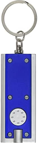 Hillman 5982590 1 in. Dia. Plastic Assorted Color LED Light & Split Ring Key Chain - Pack of 25