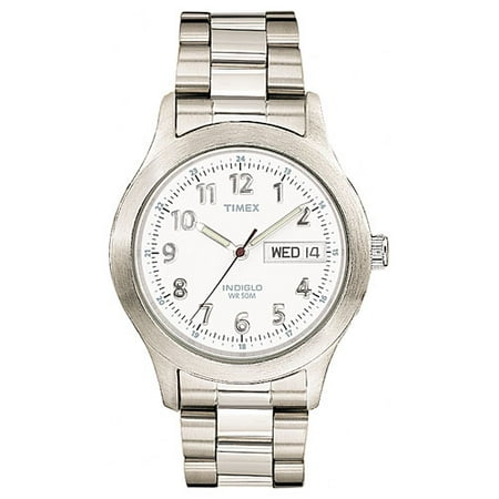 Men's Stainless Steel Day and Date Watch
