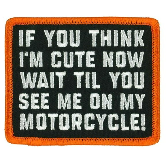 Hot Leathers 3 x 3 in. Cute Now Patch - Multi Color