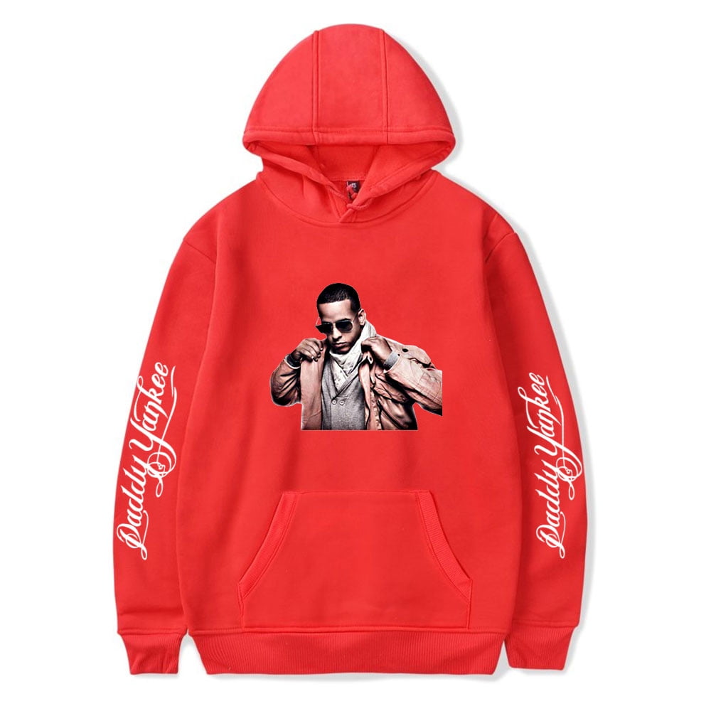 Daddy Yankee Hoodies Sweatshirt Hip Hop Casual Streetwear Hooded Sweatshirt  Pullover Polyester Unisex Loose Size 2XS