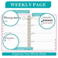 thumbnail image 6 of Bxaolu 2026 Appointment Book - January - December 2026,Academic Calendar with Weekly ＆ Monthly, 8.5'' x 15.8'', A5, 2026 Daily Planner Schedule Book with Tabs with Tabs, Hard Cover (Black), 6 of 8