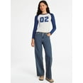 thumbnail image 2 of No Boundaries Raglan Tee with Long Sleeves, Women’s, 2 of 5