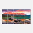 thumbnail image 2 of Colorful Eibsee Lake Sunset - Landscape Photo Canvas Art Print, 2 of 3