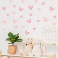 thumbnail image 6 of 60 Pcs Valentines Day Wall Decals, Heart Wall Stickers Decor, Removable DIY Eco-Friendly PVC Wall Decals, for Wedding Anniversary Party Bedroom Home Office School Baby Room Decor, Pink, 6 of 7