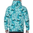 thumbnail image 7 of Lsque Shark Wearing Sunglasses Pattern Casual Men's Hoodie,Hooded Sweatshirt with Kangaroo Pocket,Pullover Hoodie-3X-Large, 7 of 7