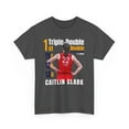 thumbnail image 2 of Indiana Caitlin Clark #22 Record Cartoon Women Basketball Unisex Cotton Tee, 2 of 7