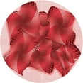 thumbnail image 1 of Ahgly Company Machine Washable Indoor Round Transitional Pastel Pink Area Rugs, 6' Round, 1 of 7