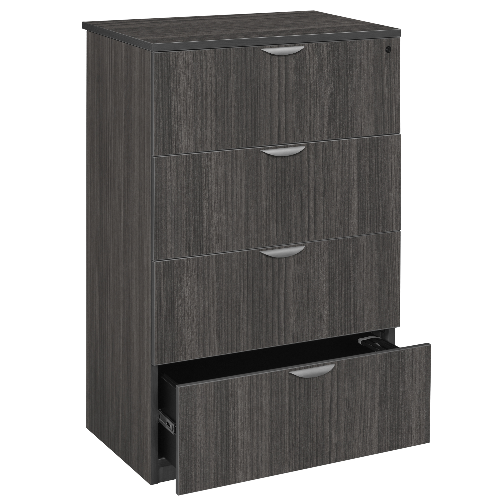 Legacy 4-Drawer Lateral File- Ash Grey - image 3 of 8