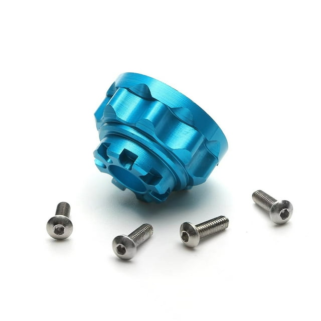 ZheElen Aluminum Alloy 1/10 Durableerential Gear Box For Trx4 Trx6 RC Car Part RC Car Accessories Replacement Parts Blue