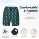 thumbnail image 3 of Balery Green Vintage Peacock Bañador para hombre, shorts de playa de secado rápido con entrepierna y forro de compresión-3X-Large, 3 of 6