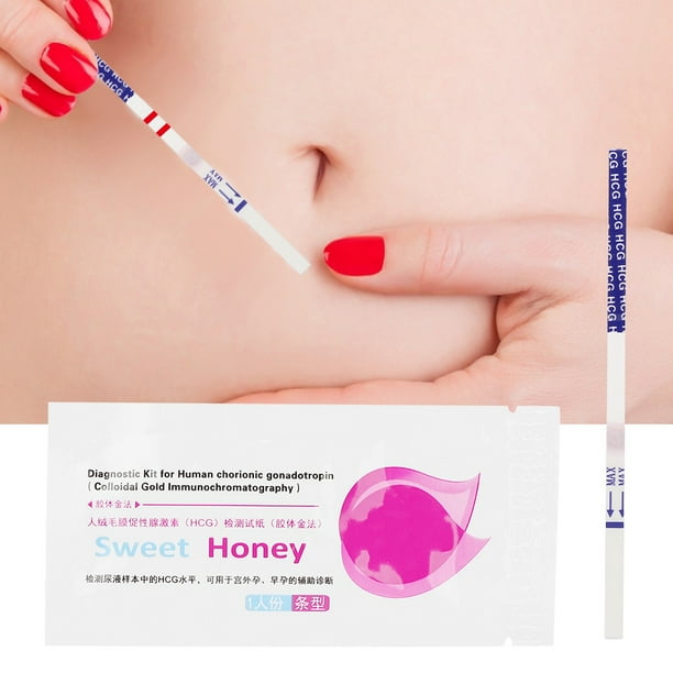 Tira de Prueba de Embarazo 20 Unidades de Prueba de Embarazo Temprana HCG en Orina Resultado de Alta Sensibilidad para la Salud de las Mujeres Prueba de Embarazo Temprana Confiable Y Rapida