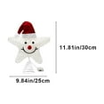 thumbnail image 3 of Jwshufel Lights Christmas Lights Led Lights Glowing Christmas Decorations Santa Claus Snowflake Christmas Tree Tree Top Star Battery Powered Portable Suitable Home Shopping Malls 11.8 Inches, 3 of 6