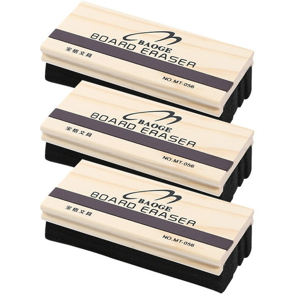 3pcs Chalkboard Eraser for Classroom Office Home Use Blackboard Eraser