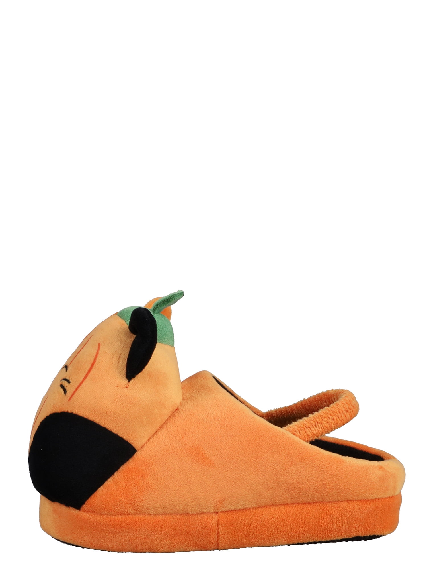 Toddler, Little & Big Kids Squishmallows Cam the Cat Orange Pumpkin Halloween Slipper