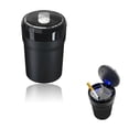 thumbnail image 2 of Car Ashtray, Portable Smokeless Cylinder Cup Holder Ash Tray, Smokeless Auto Ash Tray with Lid & LED, 2 of 5
