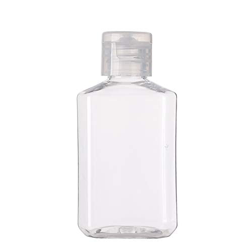 DIY Deodorant Containers Empty PET Plastic bottle (pocket-sized) with Dispensing Cap - 2.0 oz (60ml) (5-Pack)