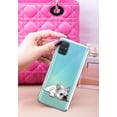 thumbnail image 3 of FINCIBO Soft TPU Clear Case Slim Protective Cover for Samsung Galaxy A51 A515 6.5" 2019 (NOT FIT A51 5G 2020), French Bulldog Dog Lying Down Looking Up, 3 of 3