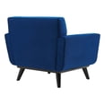 thumbnail image 4 of Modway Engage Channel Tufted Performance Velvet Armchair in Navy, 4 of 7