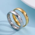 thumbnail image 4 of Accesorios anillo de acero de titanio 4 mm arco liso pareja acero inoxidable fino belleza anillo anillo joyería mujer, 4 of 6
