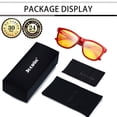 thumbnail image 3 of Joopin Night Vision Glasses for Men Women Yellow Fishing Driving Hiking Glasses UV400 Protection(Red), 3 of 6