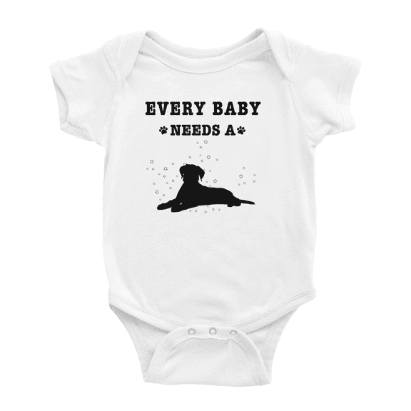 Every Baby Needs A Boxador Dog Cute Baby Jumpsuits For Boy Girl 0-3 Months