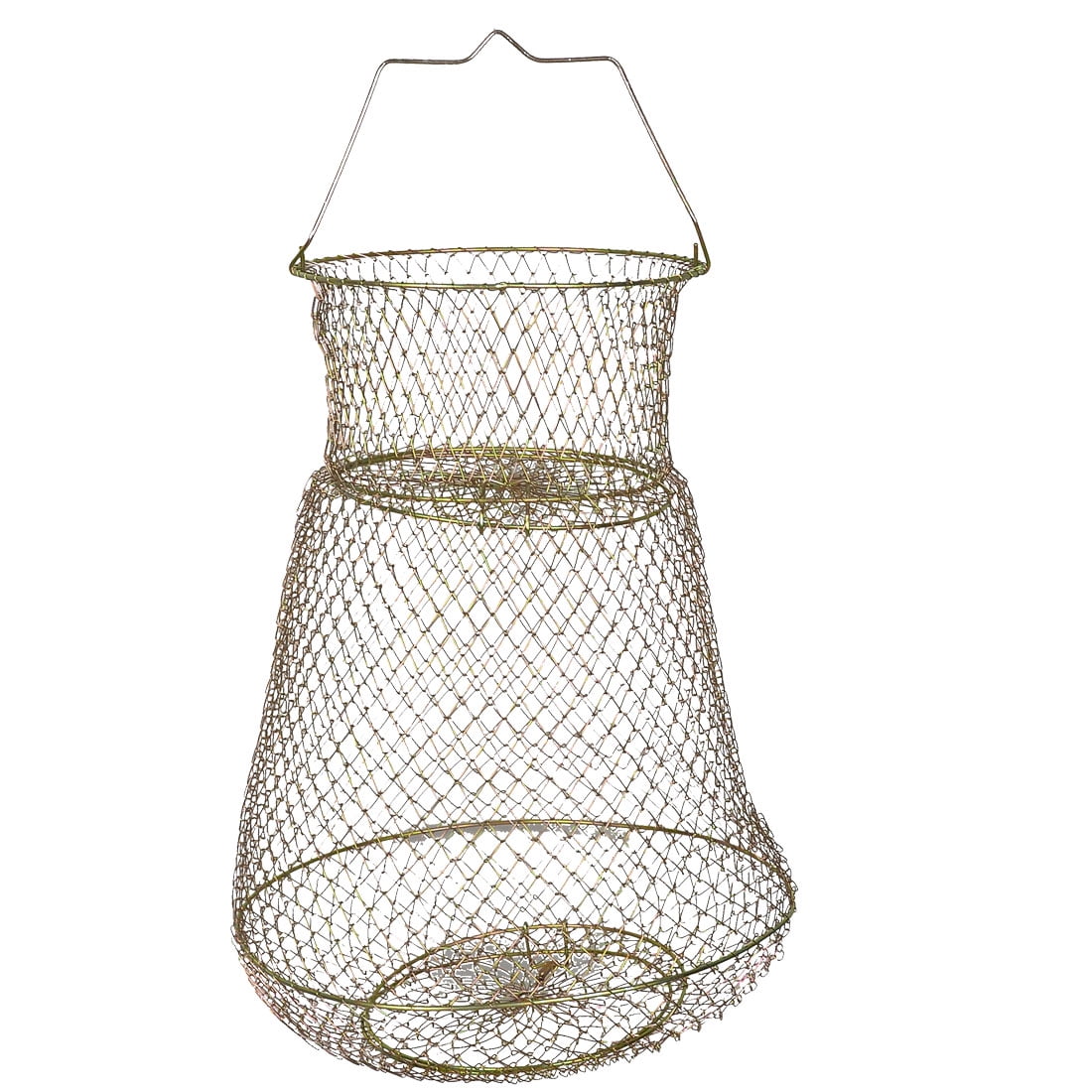 Unique Bargains 0.6" x 0.6"Metal 3 Sections Spring Design Fishing