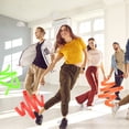 thumbnail image 4 of Uxcell Dance Ribbons, Gymnastics Dance Streamers with Non-Slip Wand Dance Flag Green, 4 of 7