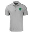 thumbnail image 2 of Men's-Cutter & Buck  Heather Gray Seattle Sounders FC Big & Tall Forge Eco Heather Stripe Stretch Recycled Polo, 2 of 3