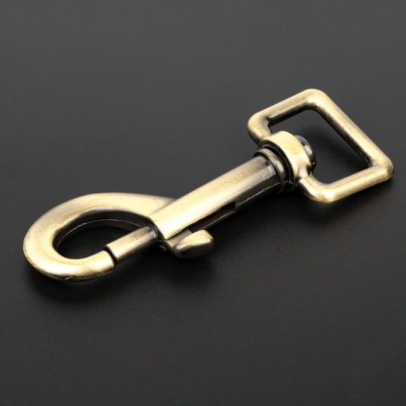 Country Brook Design® 3/4 Inch Brushed Brass Swivel Snap Hooks, 25 Pack