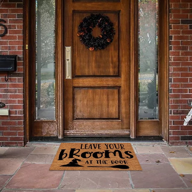 Hbdhejl Halloween Mat Holiday Mat Welcome Door Mat Polyester Door Mat