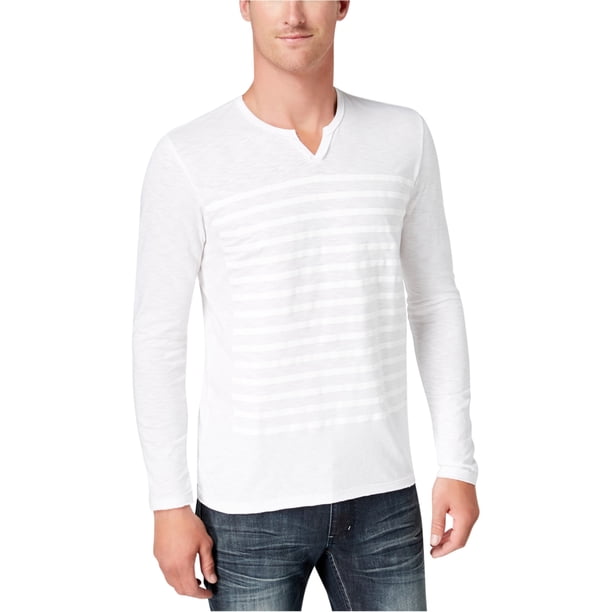 INC Playera básica adornada para hombre, blanca, XXL