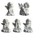 thumbnail image 3 of maytalsory Statue de Jardin en Résine Ange Figurine Sculpture Ange Fée Décoration Maison Type 3, 3 of 9