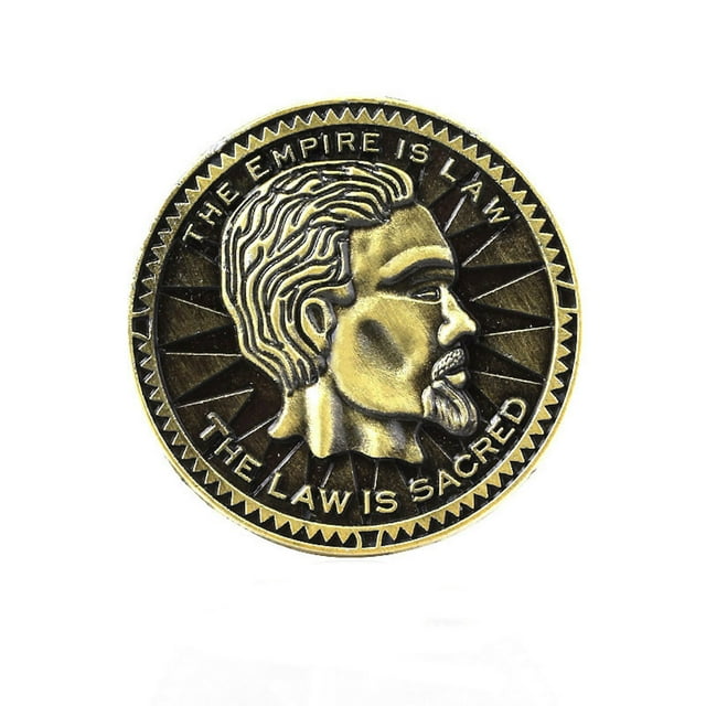 Plancha conmemorativa del anime Coin Elder Scrolls 5s, 3,5 cm