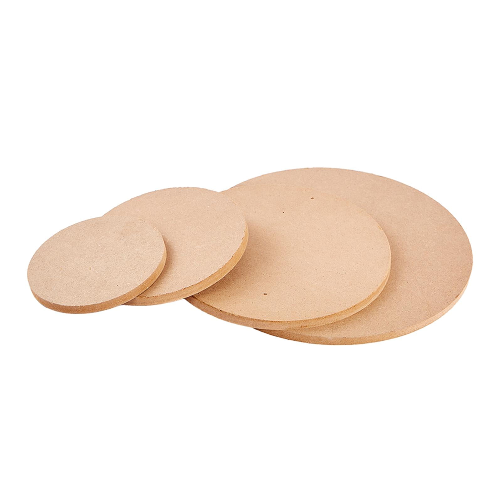 HOMYL 4 Pieces Pottery Wheel Bats Base Hardboard Bats for Ceramics DIY Clay Making